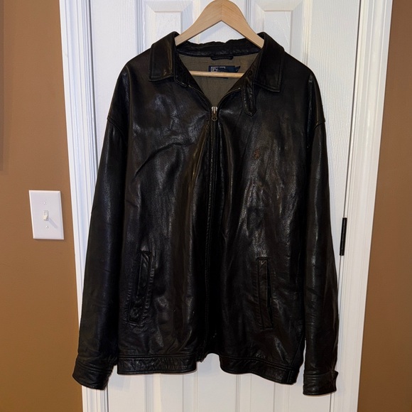 Ralph Lauren Black Leather Jacket